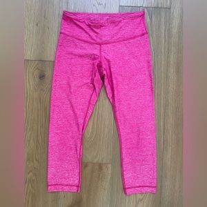 Pink Lululemon leggings. Size 6
